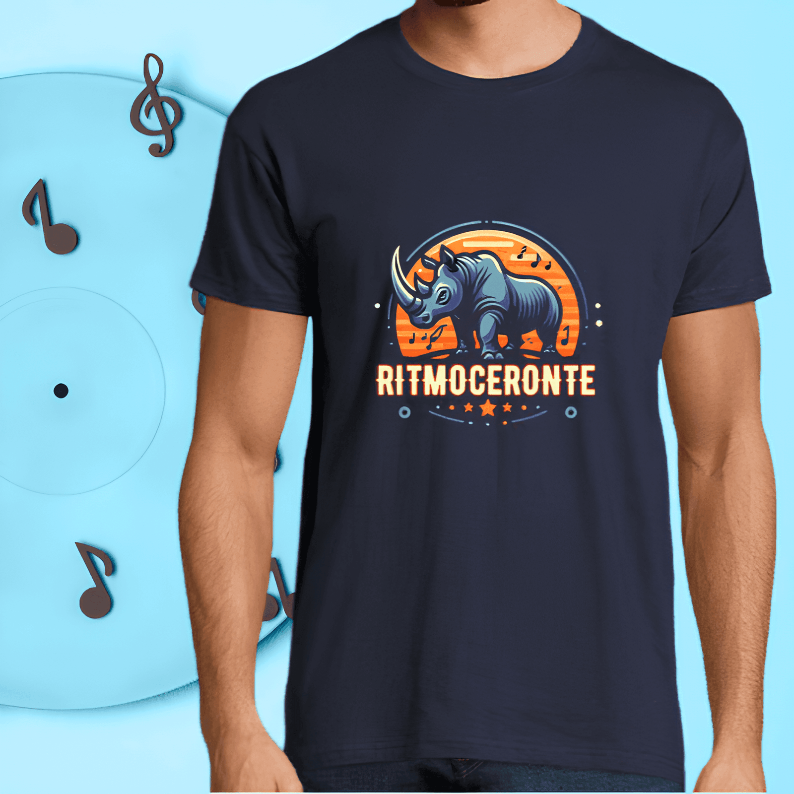 Juegos Musicales Online Gratis: Aprendizaje 100% Eficaz 4 camiseta manga corta hombre rinoceronte ritmoceronte