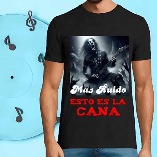 Camiseta Metal Manga Corta Hombre 1 camiseta heavy metal manga corta hombre