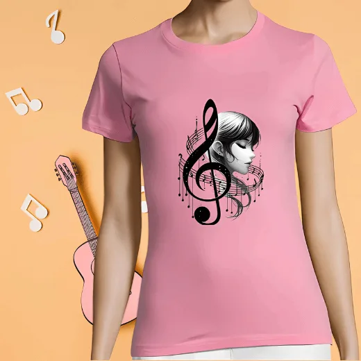 Música para Relajarse de Uso Gratuito Sin Copyright (2025) 13 camiseta musical manga corta mujer